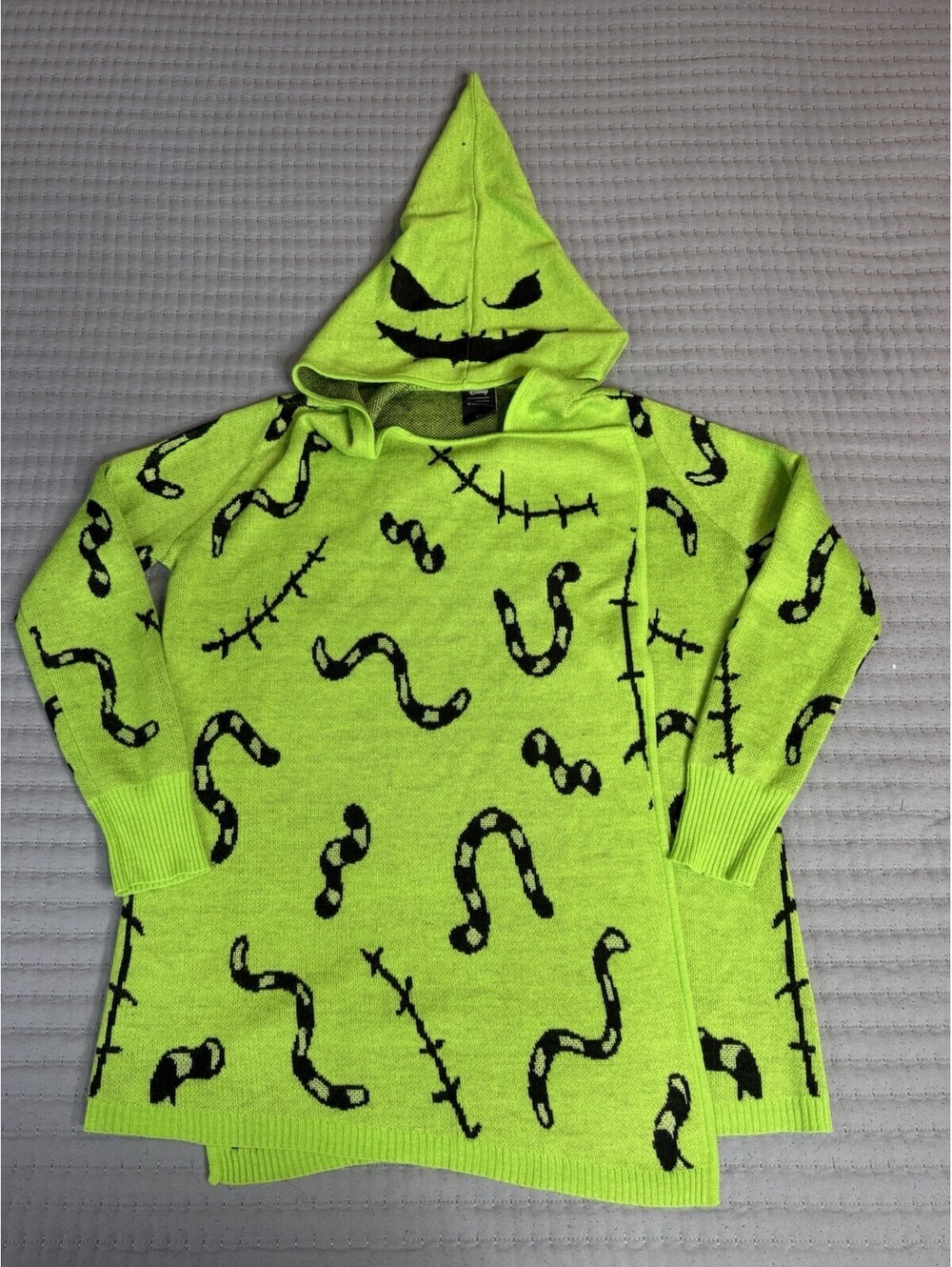 Hot Topic Her Universe Disney Oogie Boogie TNBC Cardigan Sweater Women’s Small